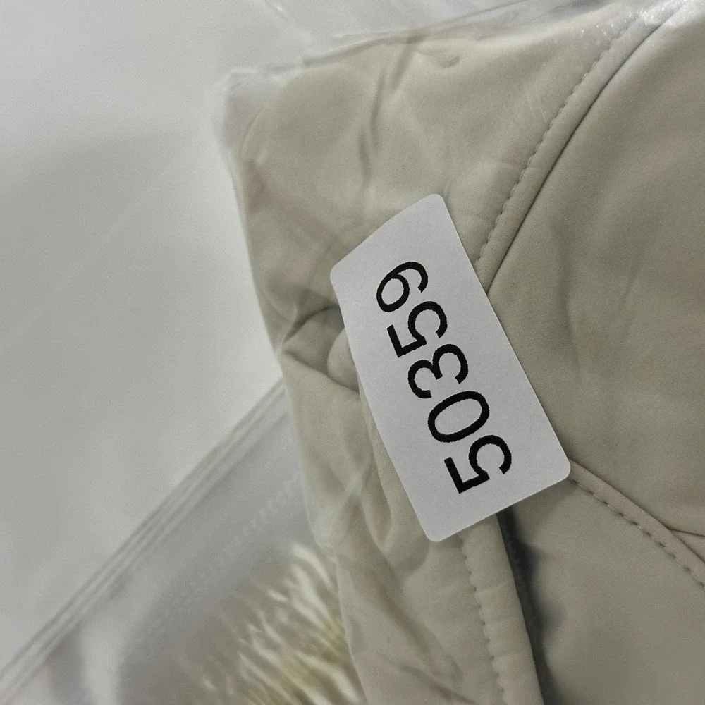 The North Face Jacket Womens Size L Beige Apex Softshell Fleece Lined Full Zip